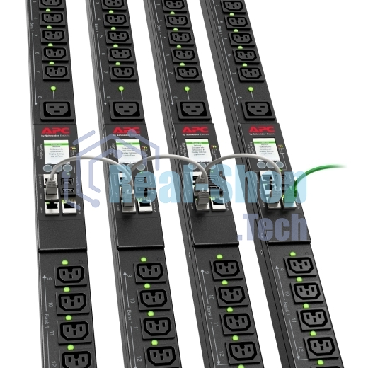 Блок распред. питания APC Rack PDU 9000 Switched, ZeroU, 16A, 230V, (21) C13 & (3) C19, IEC309 Cord