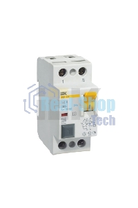 Выключатель дифференциального тока (УЗО) 2п 63А 100мА тип ACS ВД1-63 ИЭК MDV12-2-063-100