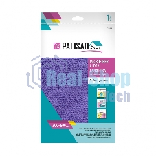 Салфетка из микрофибры для пола 500x600 мм, фиолетовая, HomePalisad