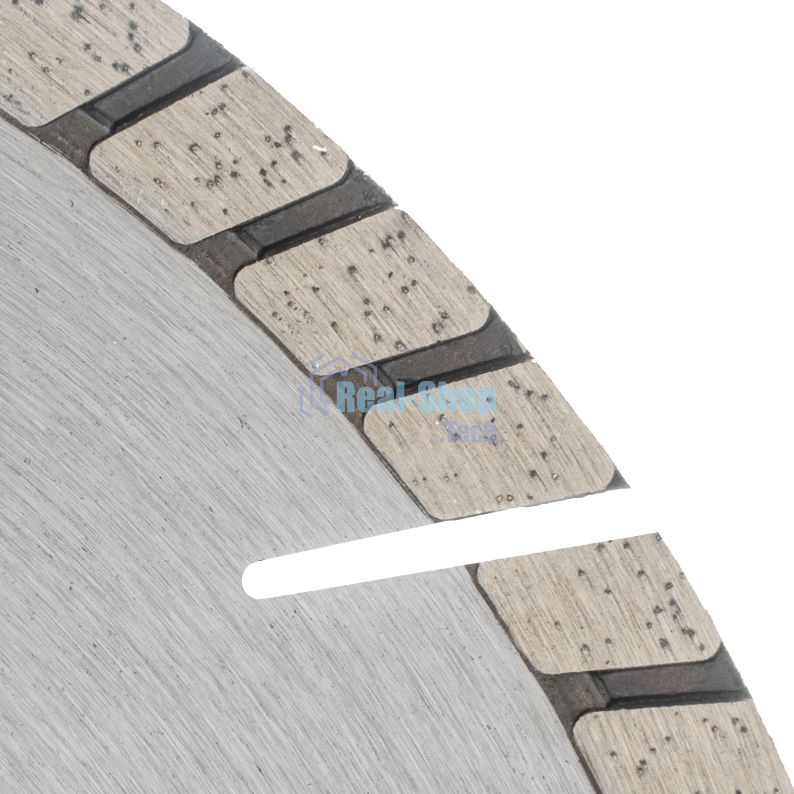 Диск алмазный Gross ф230х22,2 мм, турбо-сегментный, сухое резание