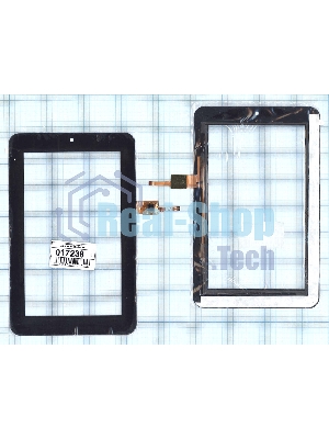 Сенсорное стекло (тачскрин) AD-C-700291-CC(LOCA)-RG, черное