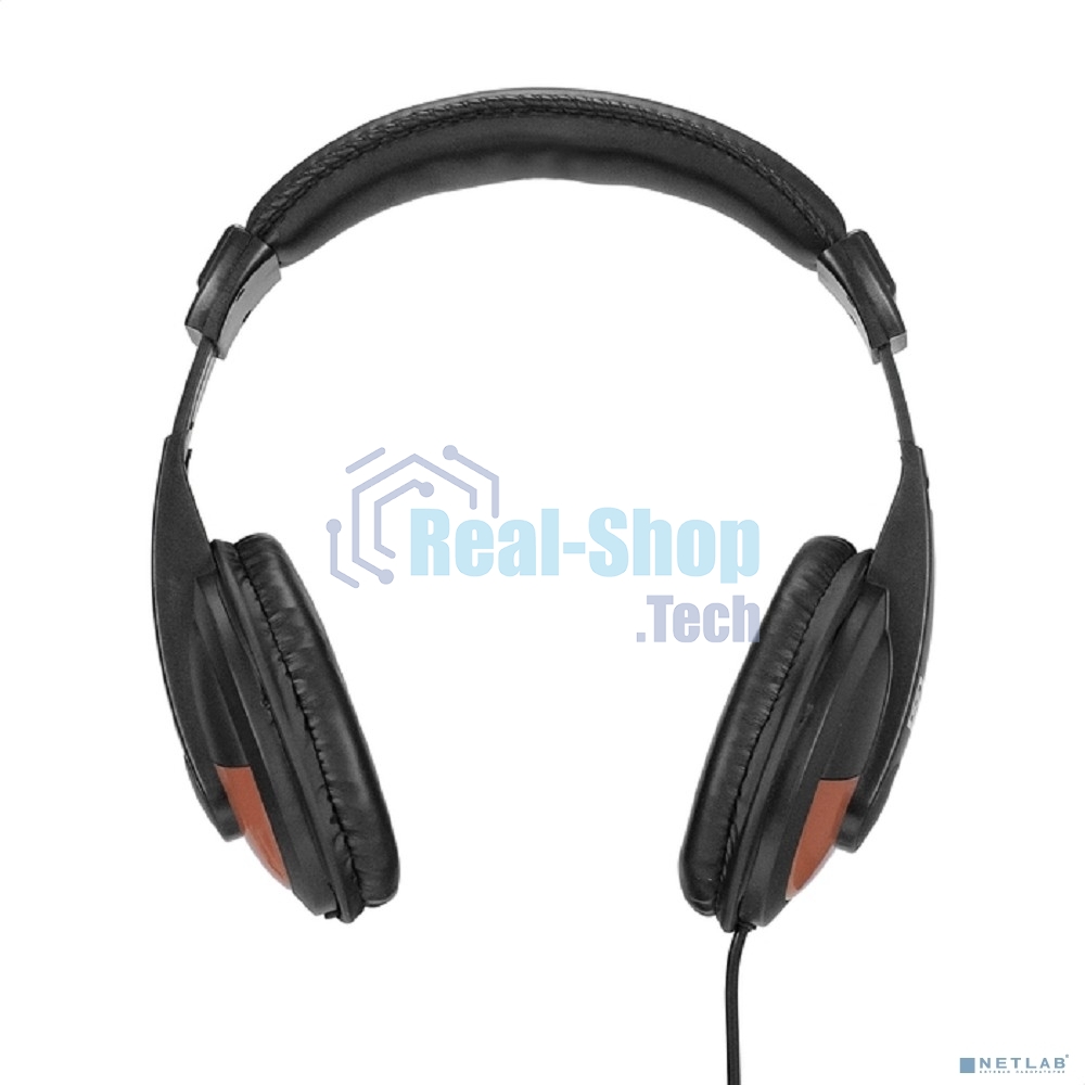 Гарнитура проводная полноразмерная с микрофоном (гарнитура) ExeGate Office HS-130S (2x3.5мм, динамик 40мм, 20-20000Гц, длина кабеля 2.2м, регулировка громкости)