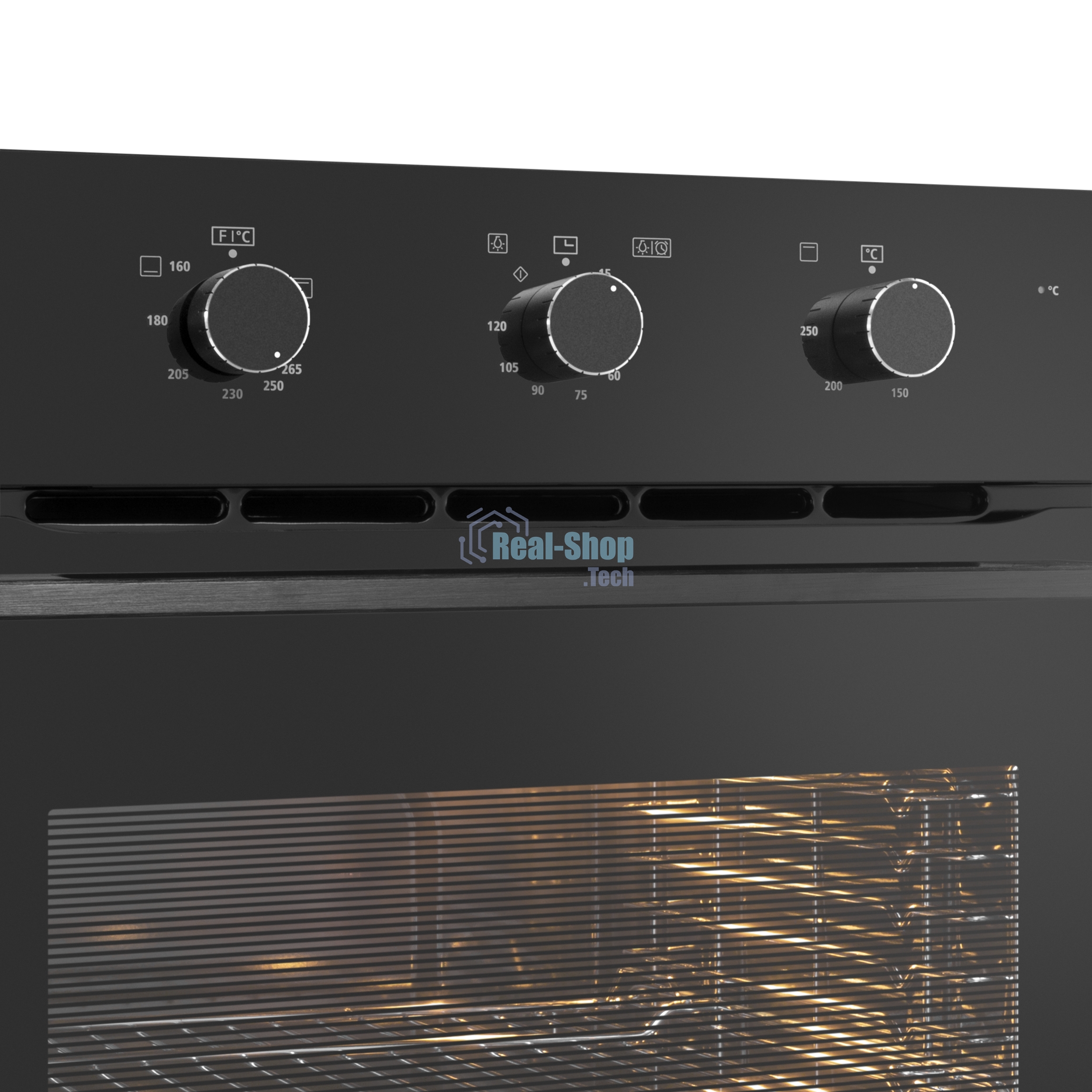 Шкаф духовой газовый с электрическим грилем Maunfeld MOGS703B2, встраиваемый