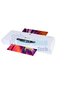 Ламинатор Heleos ЛМА44В белый/черный A4 (60-250мкм) 30 см/мин (4 вал.) хол.лам. лам.фото реверс