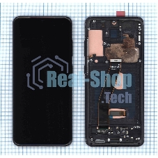 Дисплей для Samsung Galaxy S20 SM-G980F черный с рамкой