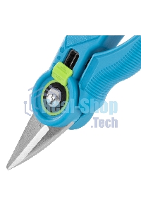 Секатор цветочный Palisad LUXE 215 мм, регулировка захвата, пластиковые рукоятки