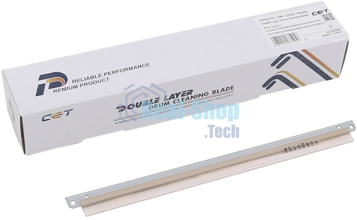 Ракель CET (Wiper Blade) для Kyocera ECOSYS P5021cdn/P5026cdn/P5018cdn/M5521cdn/M5526cdn (DK-5230-Blade)