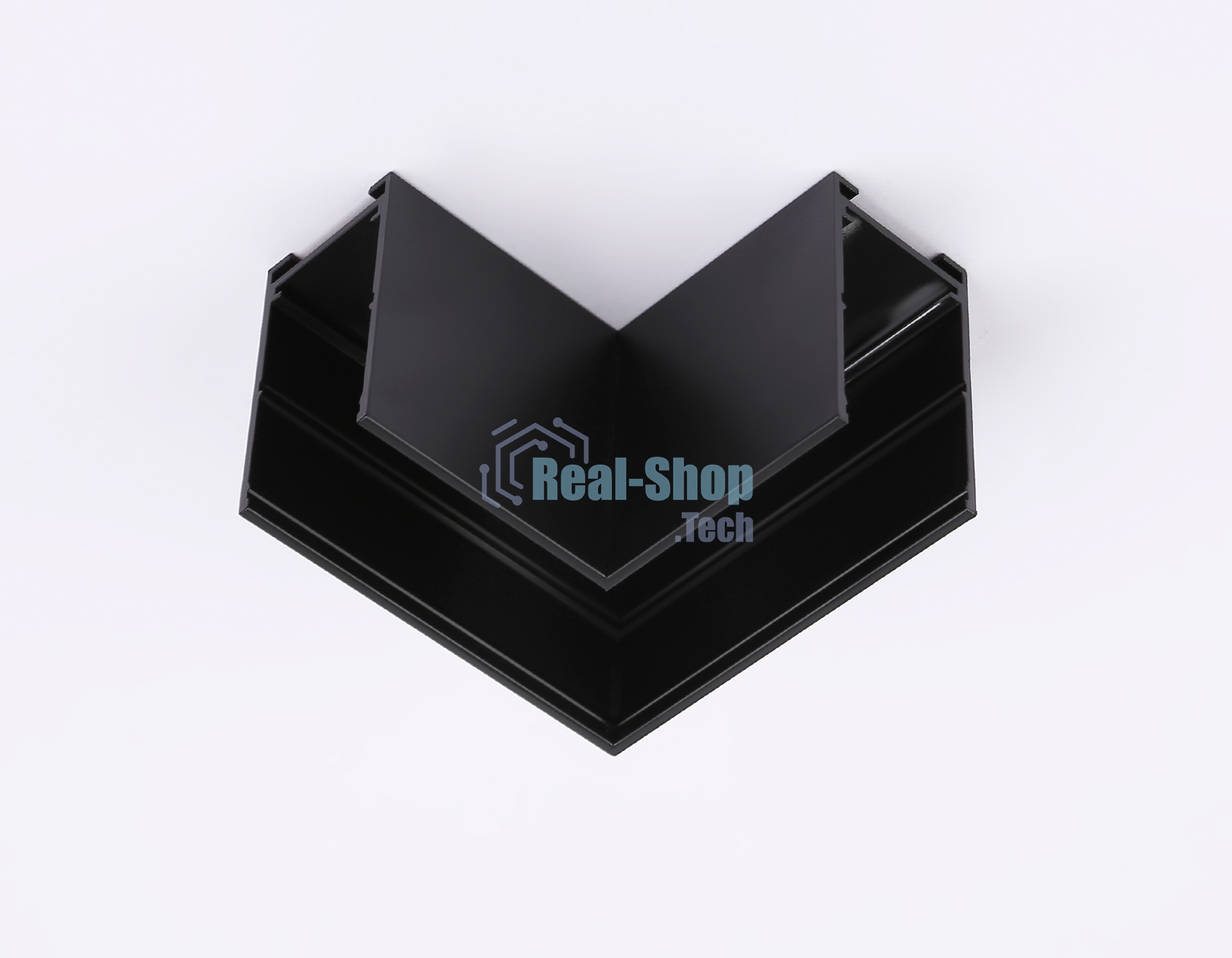 GL1032 BK черный коннектор угловой для накладного шинопровода Magnetic 220V 80*80*52