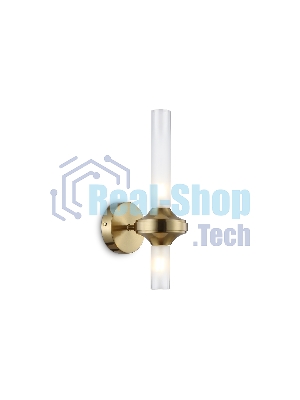 Настенный светильник Ambrella light LH55362/2 BS/CL латунь/прозрачный G9/2 max 30W 150*100*320