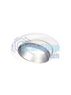 Комплект встраиваемого поворотного светильника Ambrella light XC7651023 SWH/MCH белый песок/хром матовый MR16 GU5.3 (C7651, N7033)