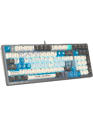 Клавиатура проводная A4Tech Bloody S98 Pixels Blue USB серый/бежевый