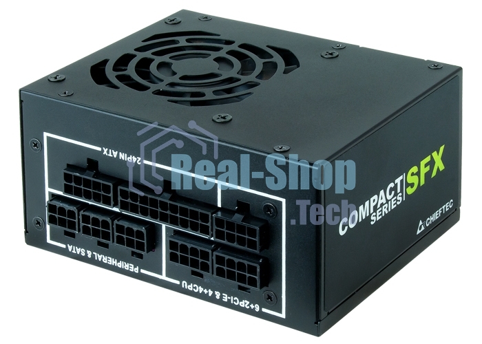 Блок питания Chieftec Compact CSN-550C Retail, 550Вт, 80 PLUS Gold, 80мм, модульный, черный