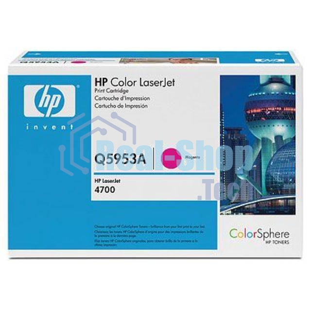 Картридж лазерный HP Q5953A пурпурный для Color LaserJet 4700 10000 стр.