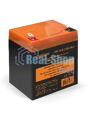 Батарея для ИБП ExeGate HR 12-5 (12V 5Ah 1221W, клеммы F1)