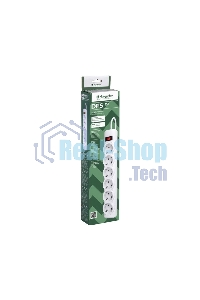 Сетевой фильтр Defender DFS 151 1,8 м, белый, 6 розеток