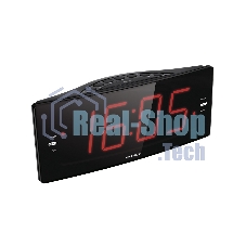 Радиобудильник Harper HCLK-2042, красная подсветка,черный