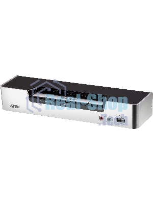 Переключатель, электрон., KVM+Audio+USB 2.0, 1 user USB+HDMI => 4 cpu USB+HDMI, соШнур. USB 2х1.8м., настол., исп.стандарт, без OSD, некаскад.. CUBIQ 4 PORT HDMI KVMP SWITCH W/1.8M