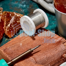 Припой Rexant ПОМ-3, 100г, Ø1мм, (олово 97%, медь 3%), бессвинцовый, ГОСТ 21931-76, катушка