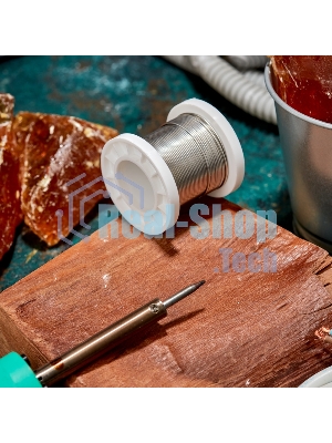 Припой Rexant ПОМ-3, 100г, Ø1мм, (олово 97%, медь 3%), бессвинцовый, ГОСТ 21931-76, катушка