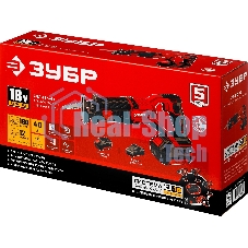 Пила сабельная Зубр 18В, 1 АКБ (4А·ч), в коробке, СПЛ-185-41