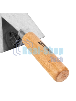Кельма бетонщика стальная Sparta 200 мм, деревянная ручка