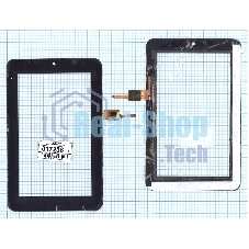 Сенсорное стекло (тачскрин) AD-C-700291-CC(LOCA)-RG, черное