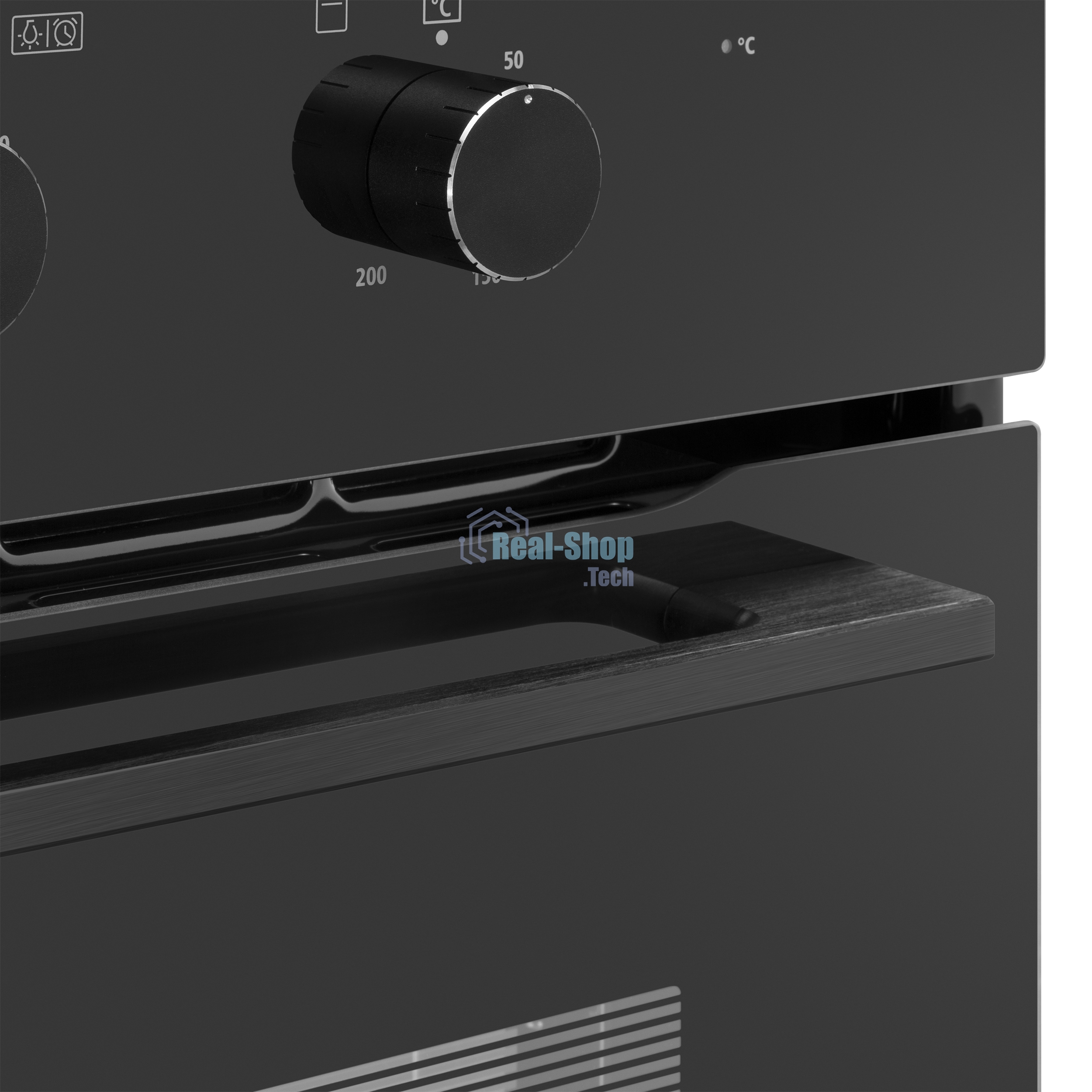 Шкаф духовой газовый с электрическим грилем Maunfeld MOGS703B2, встраиваемый