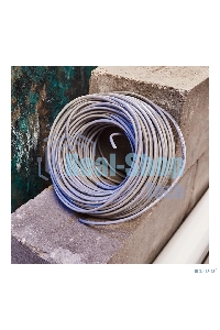 Кабель UTP PROconnect 4PR 24AWG, CCA, cat.5e, PVC, серый, бухта 50 м