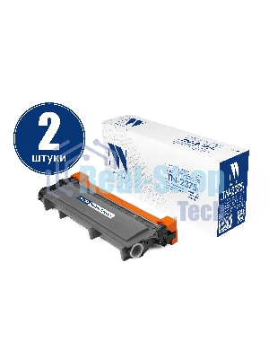 Картридж NVP совместимый NV-TN-2375T-SET2 для Brother HL-L2300DR/HL-L2340DWR/HL-L2360DNR/HL-L2365DWR/DCP-L2500DR/DCP-L2520DWR/DCP-L2540DNR/DCP-L2560DWR/MFC-L2700DWR/MFC-L2720DWR/MFC-L2740DWR/MFC-L2700DNR (2600k) (2 шт)