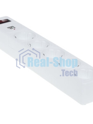 Сетевой фильтр Smartbuy (SBSP-5-30-G) 5 гн х 3,0 м серый