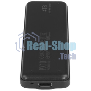 Внешний SSD 4Tb Silicon Power PX10, External, USB TypeC 3.2, черный, read/write 1050/1050 Mb/s