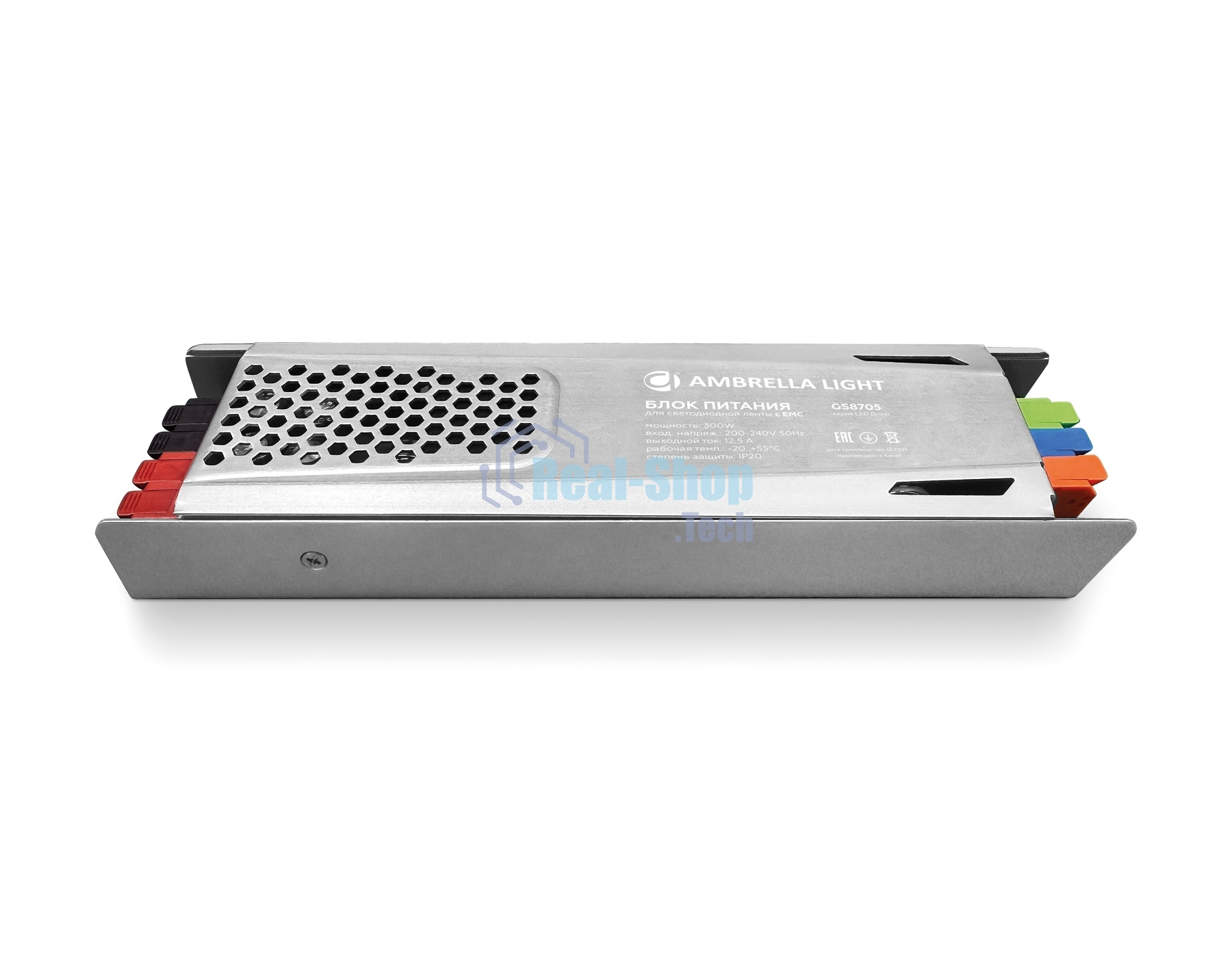 Блок питания GS8705 24V 300W 12,5A IP20 200-240V EMC 198*58*28