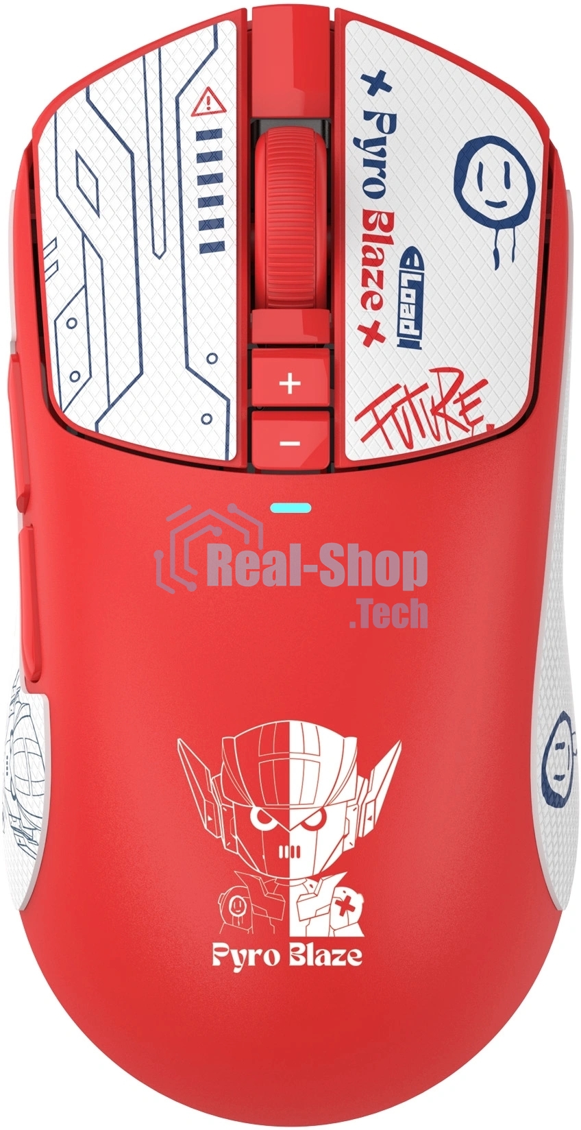 Мышь беспроводная/проводная A4Tech Bloody R72 Pro Pyro Blaze SAVAGE красный, 26000 dpi, USB Type-A, радиоканал, кнопки - 7