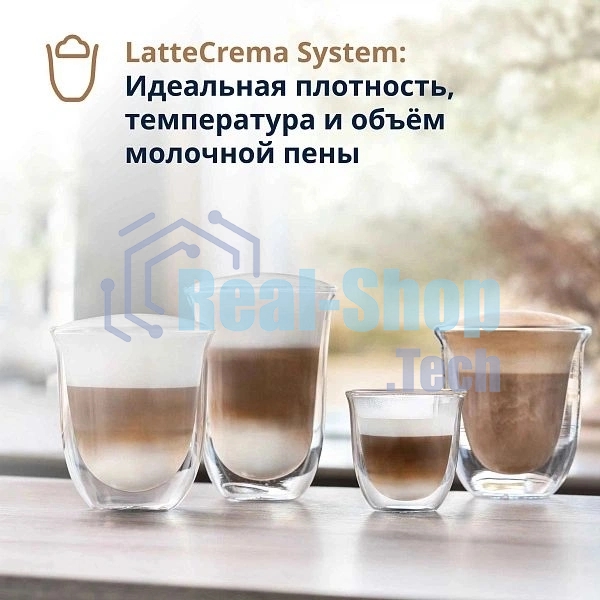 Кофемашина автоматическая DeLonghi EXAM440.55.B черный, исп. кофе - зерновой/молотый, 1.4 л, 1450 Вт, 19 бар