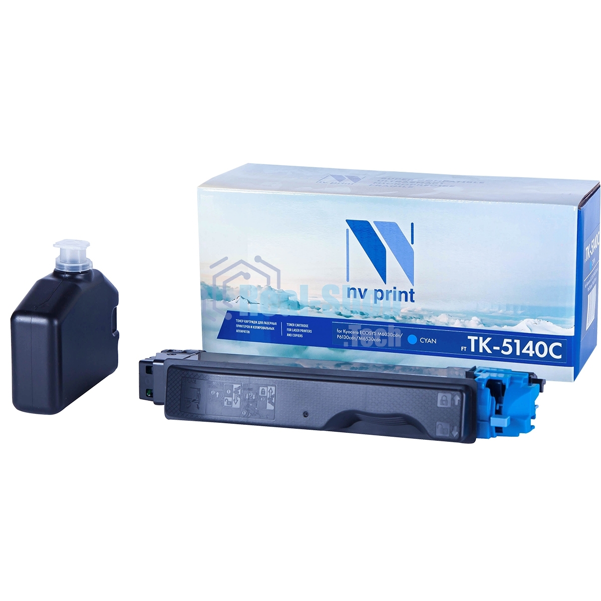 Картридж NVPrint совместимый Kyocera TK-5140 Cyan для ECOSYS M6030cdn/P6130cdn/M6530cdn (5000k)