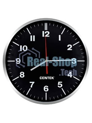 Часы настенные Centek СТ-7100 черный