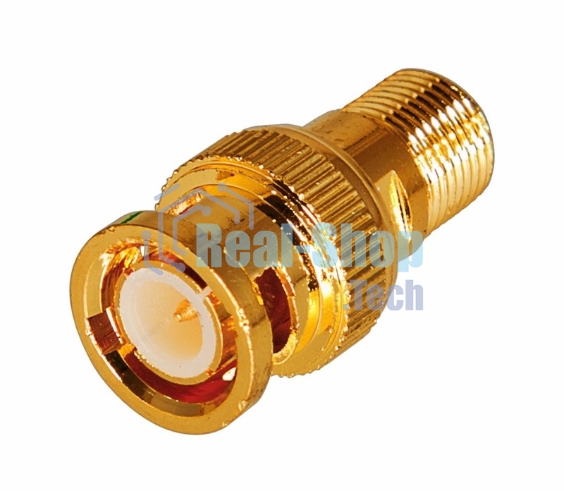 Переход гнездо F - штекер BNC GOLD Rexant