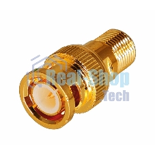 Переход гнездо F - штекер BNC GOLD Rexant