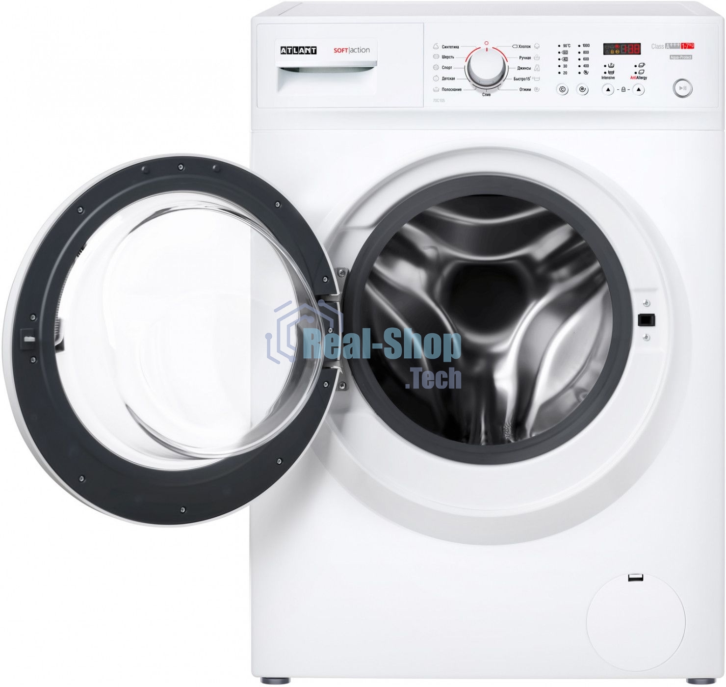 Стиральная машина Atlant СМА 70С105-00 белый, загрузка фронтальная 7 кг, 1000 об/мин., класс: А+++