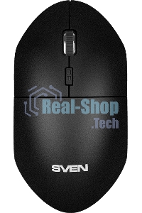 Мышь беспроводная SVEN RX-515SW черный, 1600 dpi, радиоканал, USB, кнопки - 4