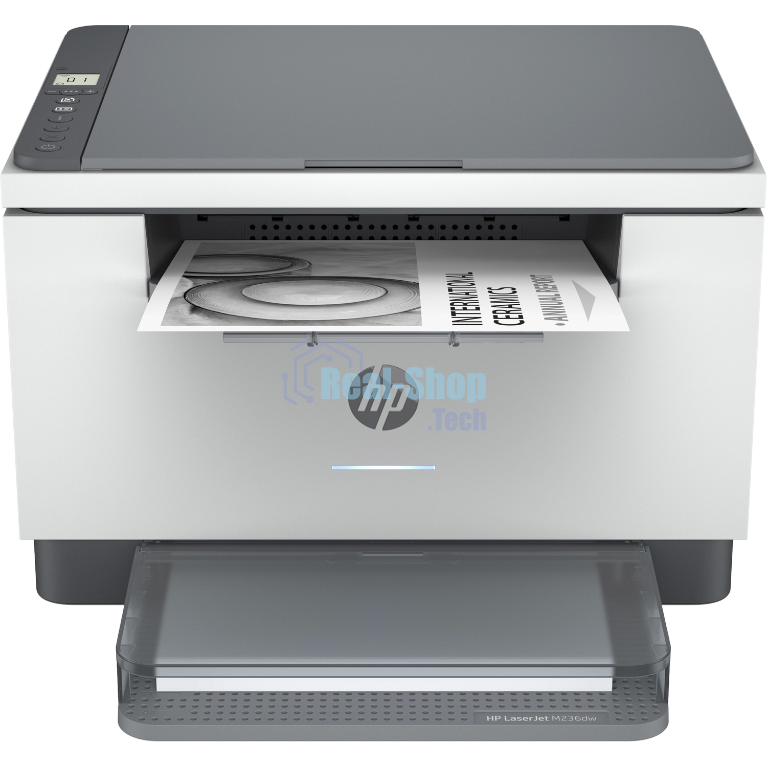 МФУ лазерное HP LaserJet M236dw (9YF95A), A4, ч/б, печ. до 29 стр/мин., 600 x 600 dpi, USB, RJ-45, Wi-Fi, Air Print, Mopria