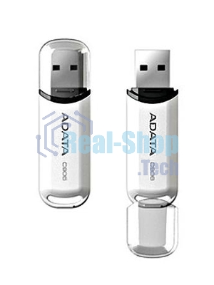 Флешка USB ADATA C906 (AC906-32G-RWH), 32Gb, USB 2.0, R/W 15/5, белый