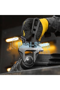 Ключ разводной Denzel 185 мм, CrV, кованый, укороченная рукоятка