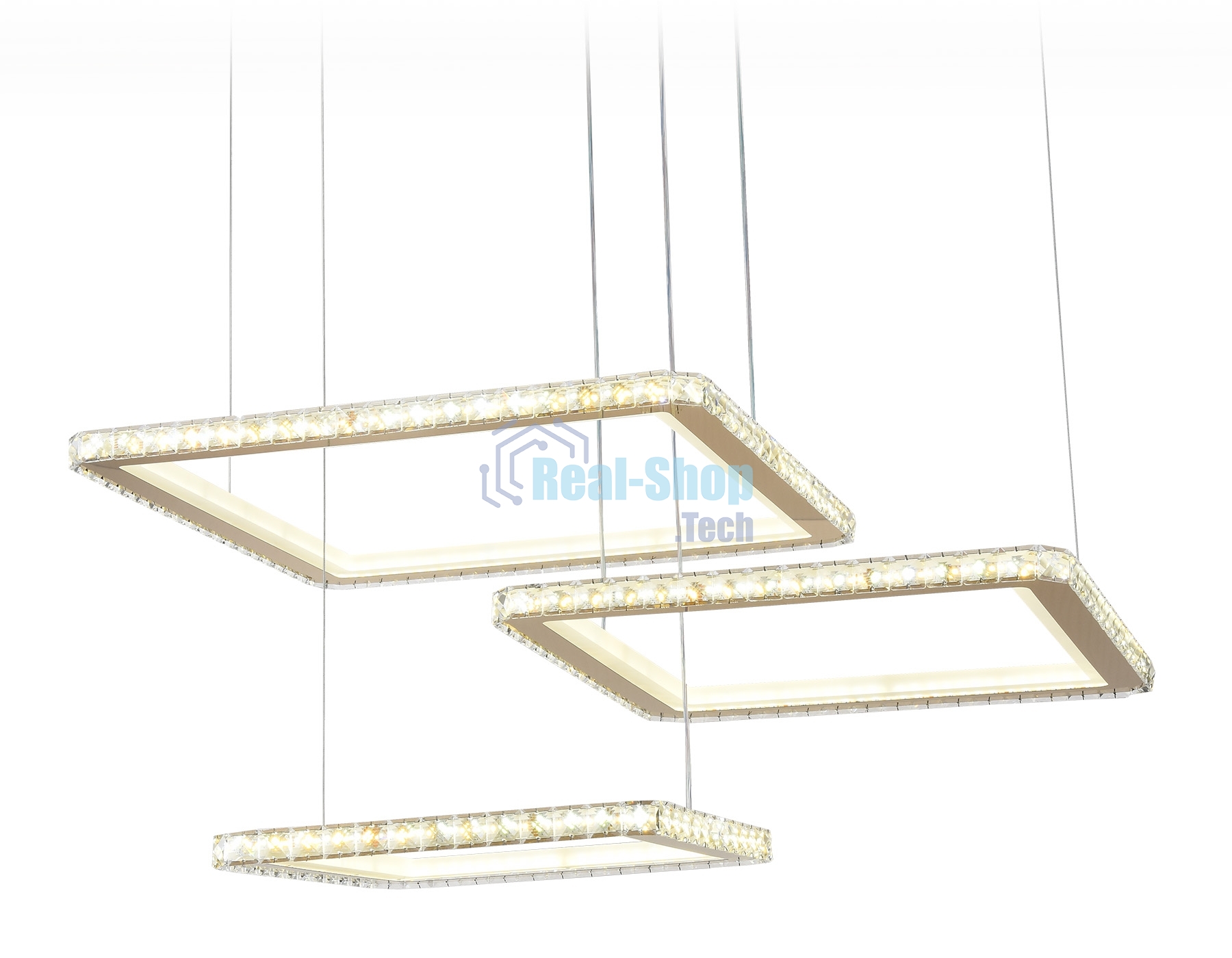 Светильник Ambrella light FA1761/3 GD золото 180W 3000K+6400K/3000K/6400K/4200K+4200K 680*460*740 (ПДУ РАДИО 2.4G)