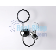 Светильник Ambrella light FL51601/3 BK/CH черный/хром 11W 4200K+GU10 424*275*100