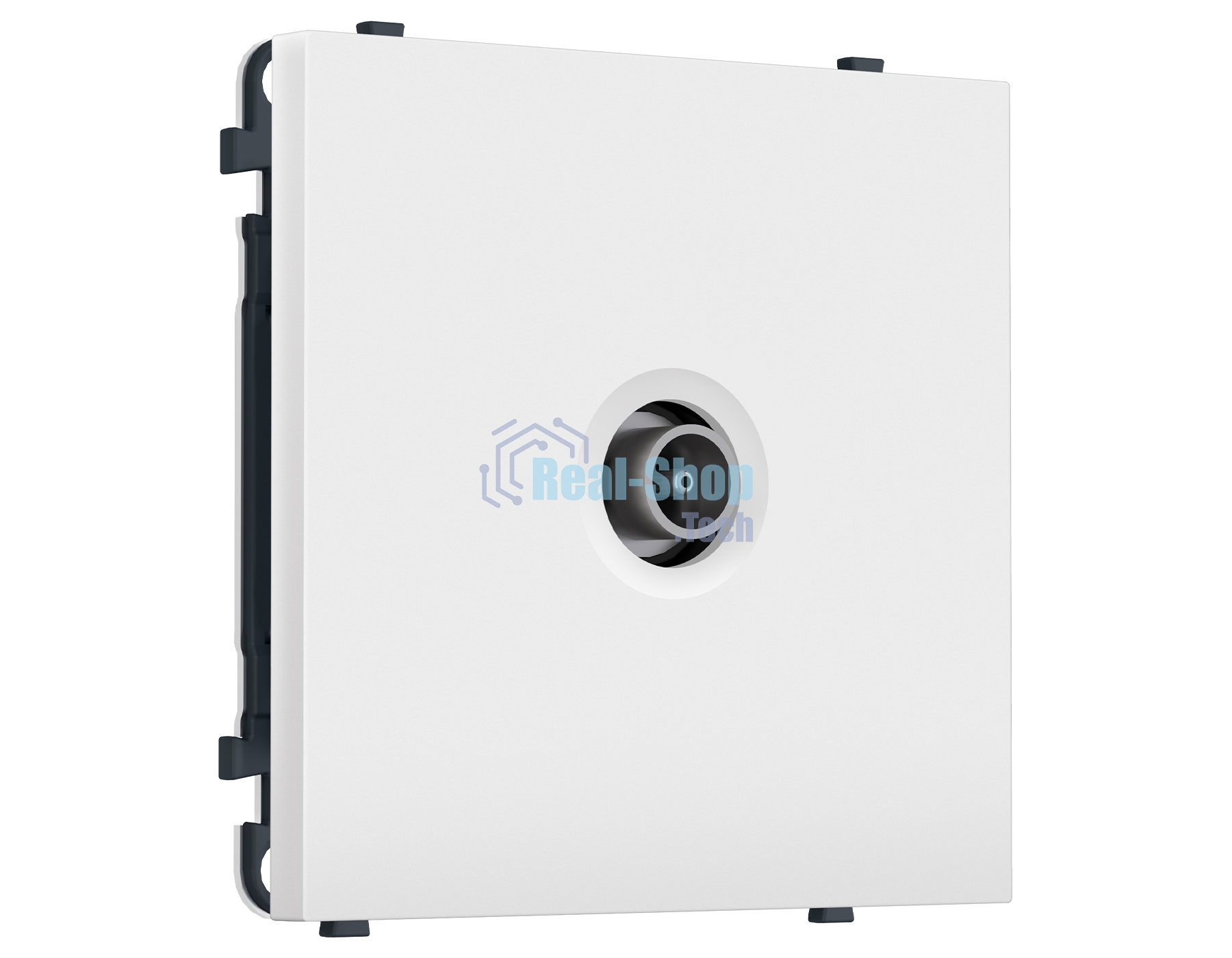 Комплект механизма TV розетки оконечной SIGMA Белый мягкое касание 50-870 MHz 1dB QUANT PRO (SP8330, PR202)