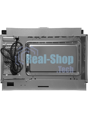 Встраиваемая микроволновая печь Domfy DM2540BW BG черный, 25 л, 900 Вт, переключатели - кнопки, поворотный механизм