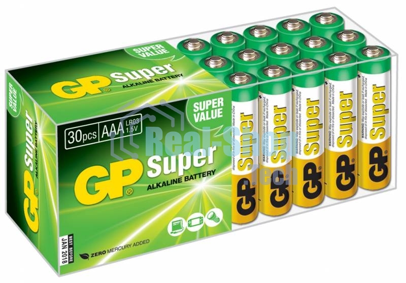 Батарейка GP 24AA21-2CRSWC30 180/720 AAA (30шт) спайка