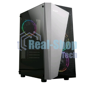 Компьютерный корпус ZALMAN S4 Plus, ATX, черный, WINDOW, 1x5.25