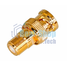 Переход гнездо F - штекер BNC GOLD Rexant